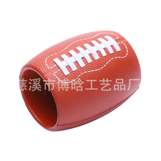 PU Foam Drinks Can Rugby Cup Sleeve Cold Insulated Stress Ball Mug Coke Protective Sleeve Race Gift (Please ask customer service for price)